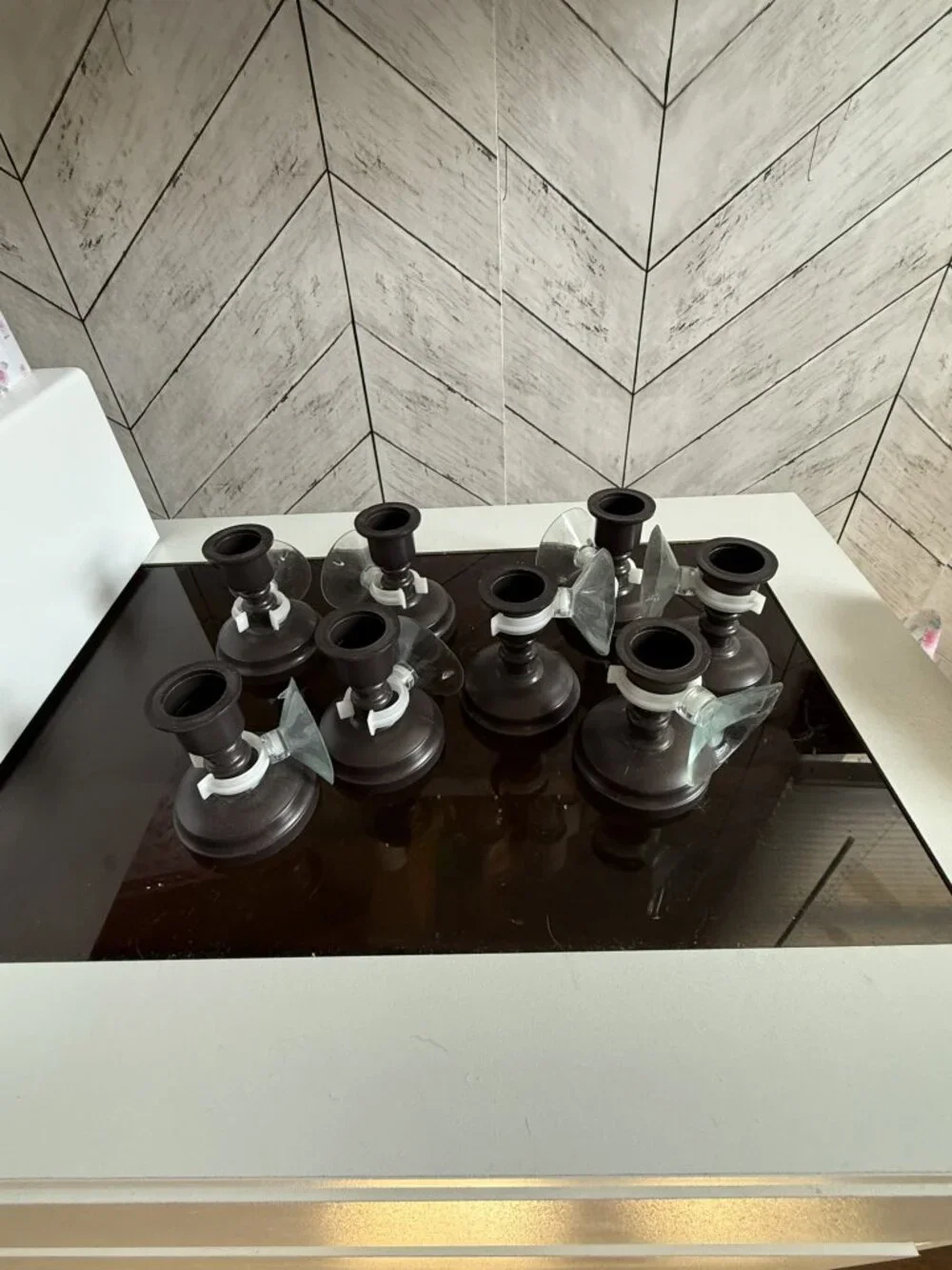 Amazon Black Suction Cup Candle Stick Holders